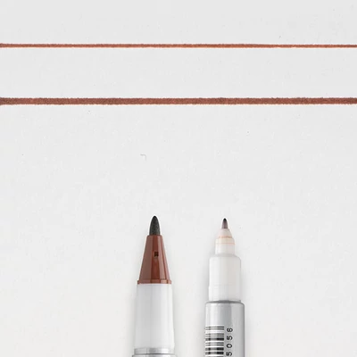 Sakura IDenti Pen kétvégű alkoholos filctoll - brown