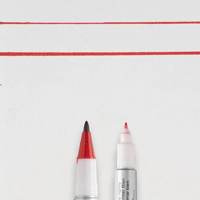 Sakura IDenti Pen kétvégű alkoholos filctoll - red