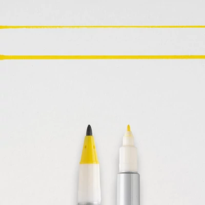 Sakura IDenti Pen kétvégű alkoholos filctoll - yellow