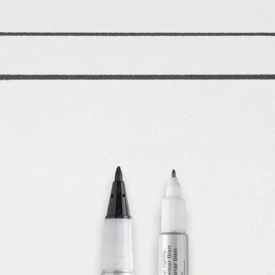 Sakura IDenti Pen kétvégű alkoholos filctoll - black