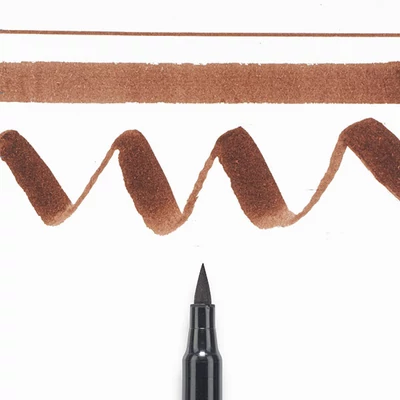 Sakura Koi brush pen ecsetfilc - 12, brown