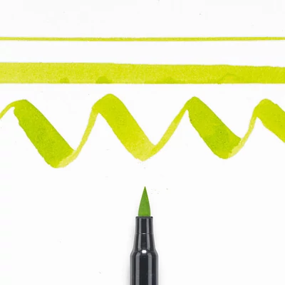 Sakura Koi brush pen ecsetfilc - 27, yellow green