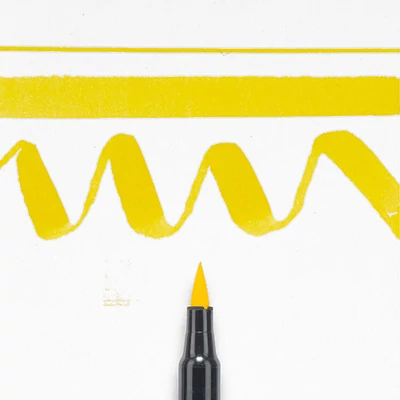 Sakura Koi brush pen ecsetfilc - 3, yellow