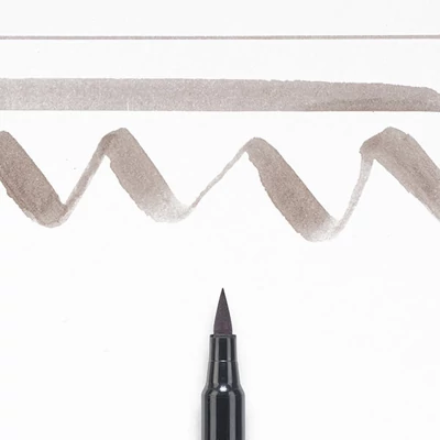 Sakura Koi brush pen ecsetfilc - 45, warm gray