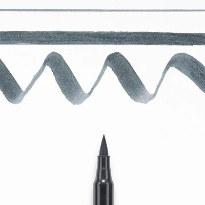Sakura Koi brush pen ecsetfilc - 46, dark cool gray