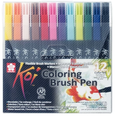 Sakura Koi Brush Pen ecsetfilc készlet - 12 db