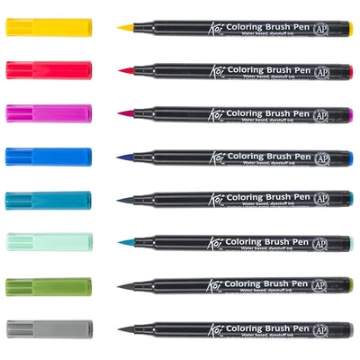 Sakura Koi Coloring Brush Pen ecsetfilc - különféle színekben