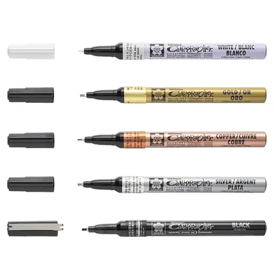 Sakura Pen-Touch Calligrapher kalligrafikus lakkfilc, fine (1,8 mm) - különféle színekben