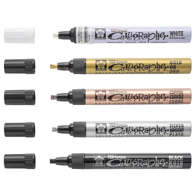 Sakura Pen-Touch Calligrapher kalligrafikus lakkfilc, medium (5 mm) - különféle színekben