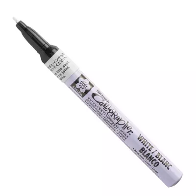Sakura Pen-Touch Calligrapher kalligrafikus lakkfilc, fine (1,8 mm) - white