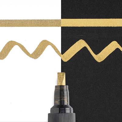 Sakura Pen-Touch Calligrapher kalligrafikus lakkfilc, medium (5 mm) - gold