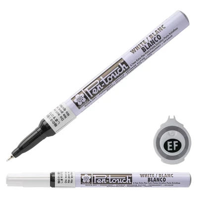 Sakura Pen-Touch lakkfilc, extra fine (0,7 mm) - white