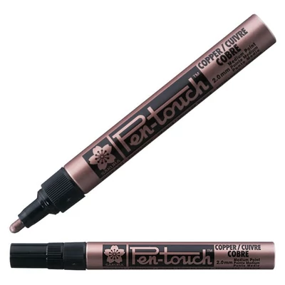 Sakura Pen-Touch lakkfilc, medium (2 mm) - copper