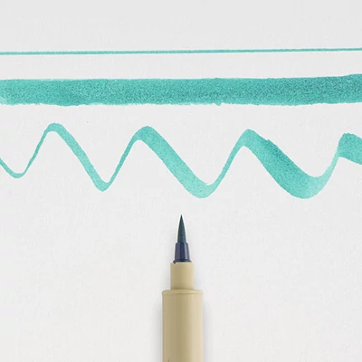 Sakura Pigma Brush ecsetfilc - green