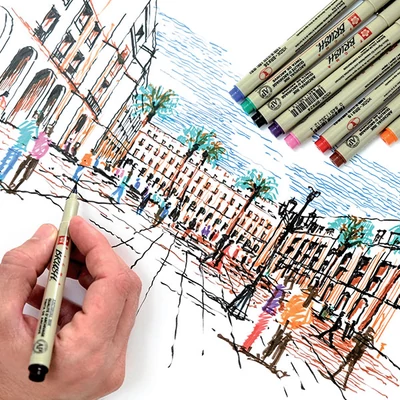 Sakura Pigma Brush ecsetfilc - különféle színekben