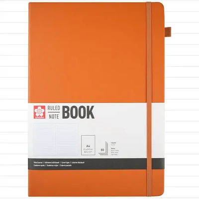 Sakura Ruled Note Book vonalas jegyzetfüzet - A4, amber
