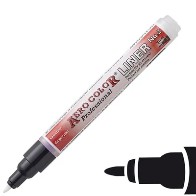 Schmincke AERO COLOR Professional LINER tölthető filctoll - no. 2 (1 mm)