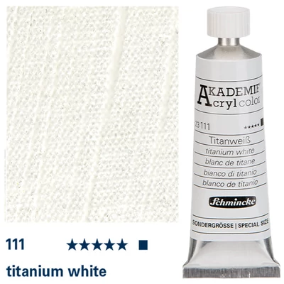 Schmincke Akademie akrilfesték, 35 ml - 111, titanium white