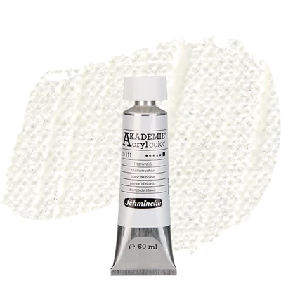 Schmincke Akademie akrilfesték, 60 ml - 111, titanium white