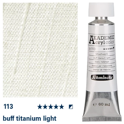 Schmincke Akademie akrilfesték, 60 ml - 113, buff titanium light