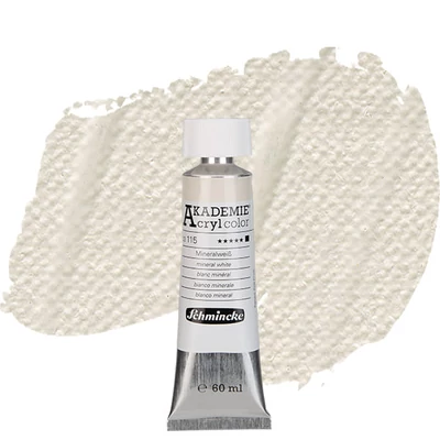Schmincke Akademie akrilfesték, 60 ml - 115, mineral white