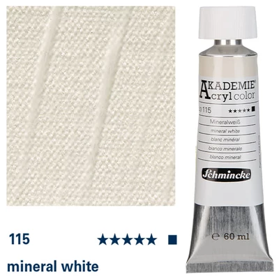 Schmincke Akademie akrilfesték, 60 ml - 115, mineral white
