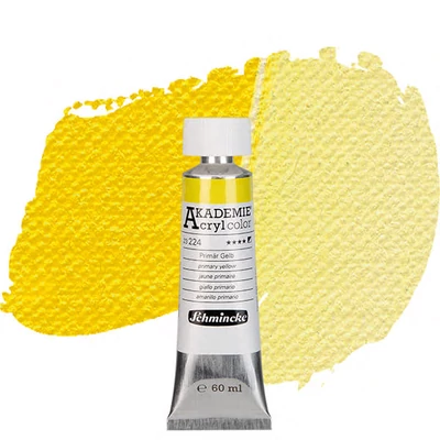 Schmincke Akademie akrilfesték, 60 ml - 224, primary yellow