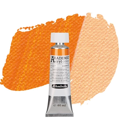 Schmincke Akademie akrilfesték, 60 ml - 227, cadmium orange hue