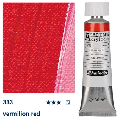 Schmincke Akademie akrilfesték, 60 ml - 333, vermilion red
