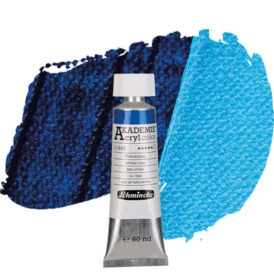 Schmincke Akademie akrilfesték, 60 ml - 448, phthalo blue