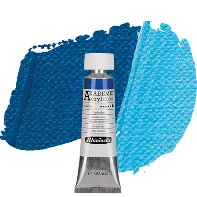 Schmincke Akademie akrilfesték, 60 ml - 449, cerulean blue