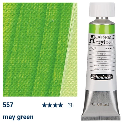 Schmincke Akademie akrilfesték, 60 ml - 557, may green