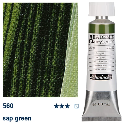 Schmincke Akademie akrilfesték, 60 ml - 560, sap green