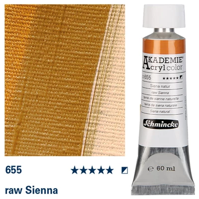 Schmincke Akademie akrilfesték, 60 ml - 655, raw sienna