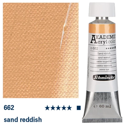 Schmincke Akademie akrilfesték, 60 ml - 662, sand reddish