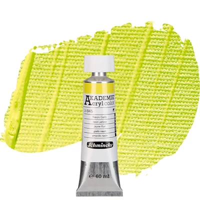 Schmincke Akademie akrilfesték, 60 ml - 845, neon yellow