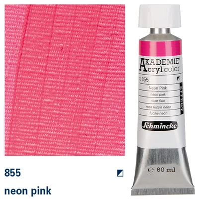 Schmincke Akademie akrilfesték, 60 ml - 855, neon pink