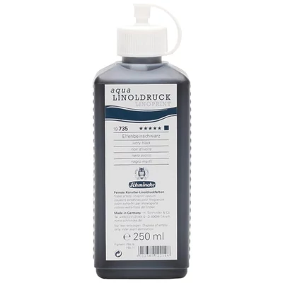 Schmincke Aqua Linoprint linófesték, 250 ml - 735, ivory black