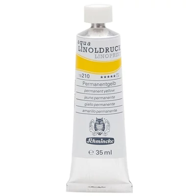 Schmincke Aqua Linoprint linófesték, 35 ml - 210, permanent yellow