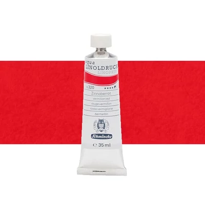 Schmincke Aqua Linoprint linófesték, 35 ml - 320, vermilion red