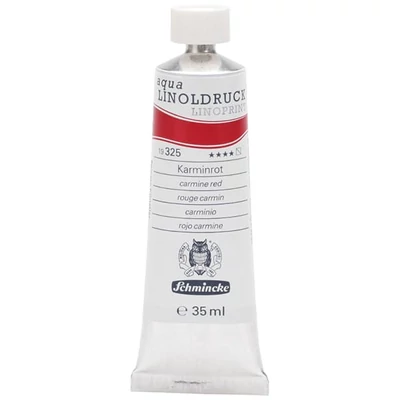 Schmincke Aqua Linoprint linófesték, 35 ml - 325, carmine red