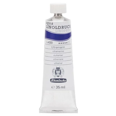 Schmincke Aqua Linoprint linófesték, 35 ml - 430, ultramarine