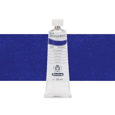 Schmincke Aqua Linoprint linófesték, 35 ml - 430, ultramarine
