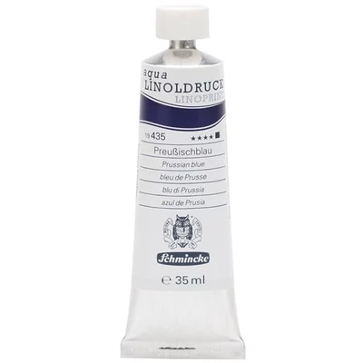 Schmincke Aqua Linoprint linófesték, 35 ml - 435, prussian blue