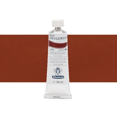 Schmincke Aqua Linoprint linófesték, 35 ml - 620, burnt sienna