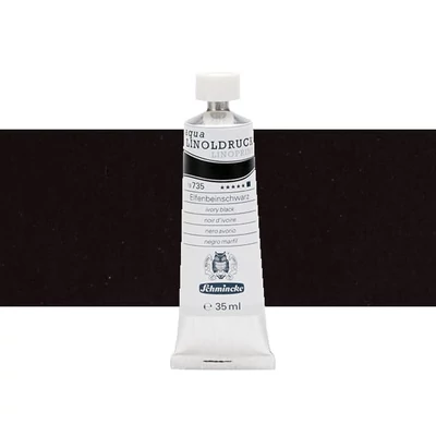Schmincke Aqua Linoprint linófesték, 35 ml - 735, ivory black