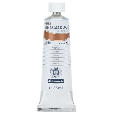 Schmincke Aqua Linoprint linófesték, 35 ml - 830, copper