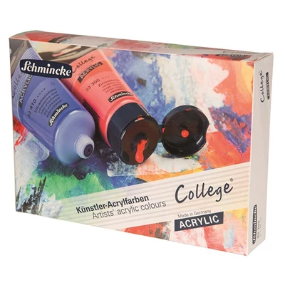 Schmincke College akrilfesték készlet, 5x75 ml