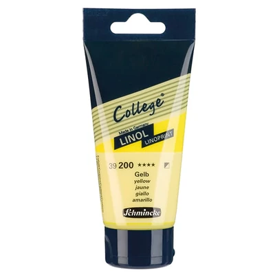 Schmincke College Linol linófesték, 75 ml - 200, yellow