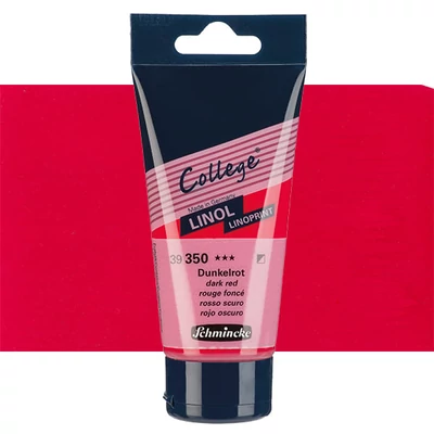 Schmincke College Linol linófesték, 75 ml - 350, dark red